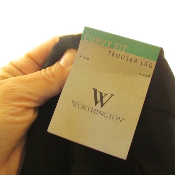Worthington Black Wide Leg Pants - Picture 3 of 8